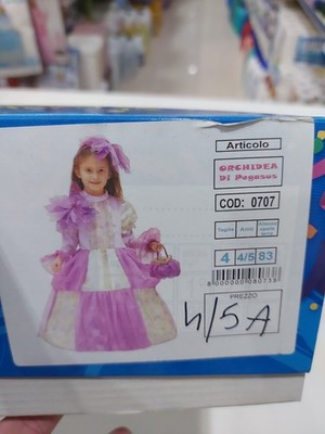 Pegasus Orchid Carnival Dress 4/5 Years New