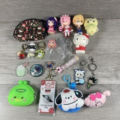 Japanese Anime Figure, Plush, Keychain, Accesories Miscellaneous Junk Drawer Lot