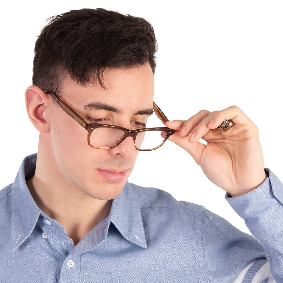 Демонстрационные квадратные очки Гарретта Лейта БЬЮКЕНЕНА 1136 MAC 49 1136 MAC 49