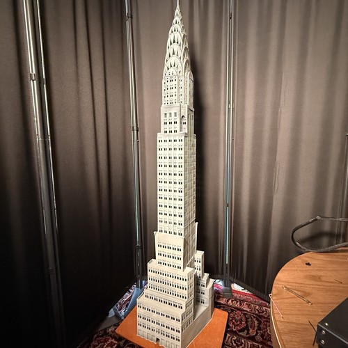 HO Scale Skyscraper / Building 55 Inches Tall, H0 Scale, Scratch Model