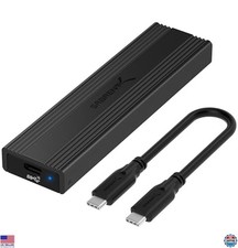 SABRENT EC-SNVE USB 3.2 Type-C Tool-Free M.2 PCIe NVMe  SATA SSD Enclosure