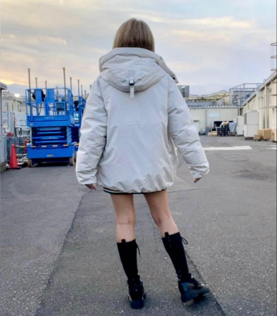 Avirex Military Function Down Jacket White Used L… - image 7