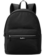 Michael Kors Men's Malone Adjustable Solid Nylon Backpack Black OS