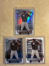 Kayson Cunningham 2025 Bowman 1st Bowman Chrome Refractor , Chrome Base, & Paper