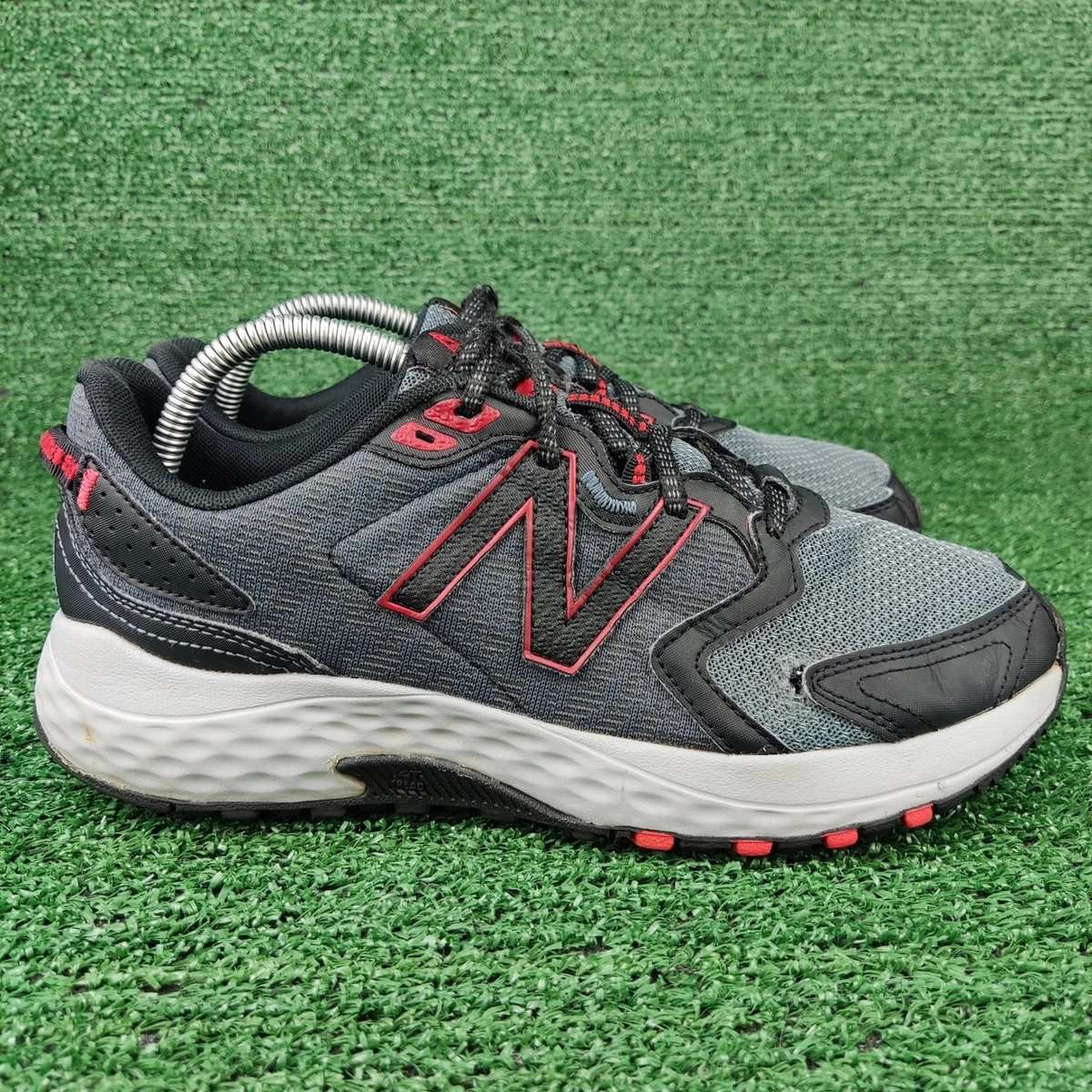 New Balance 410v7 Black Grey Red‎ Mens Hiking Sneakers Sz 9 4E Shoes Extra Wide New Balance 410v7 Black for Sale | Authenticity Guaranteed  main image 4