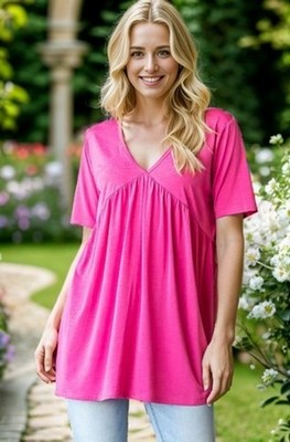 NWOT Heimish Short Sleeve Babydoll Top size medium