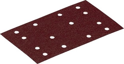 499048 Rubin 2 P80 Grit RTS (80x133mm) Rectangular Abrasive Sanding Sheets, 5...