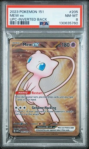 Pokémon SV Scarlet & Violet 151 Metal Ultra Premium UPC Mew ex 205/165 PSA 8