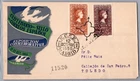 SPAIN 1950 POSTAL CACHET FDC COVER CENTENARY FIRST STAMP ADDR TOLEDO CANC MADRID