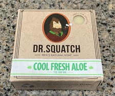 Dr. Squatch Mens Natural Soap Cool Fresh Aloe 5oz Bar