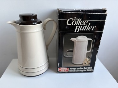 Vintage Thermoskanne Kaffee Butler Isolierkanne Kanne Karaffe West Germany Originalverpackt Retro1L