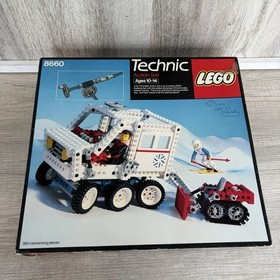 Vintage LEGO Technic Arctic Rescue Unit Set 8660 1986 With Set Box & Manual