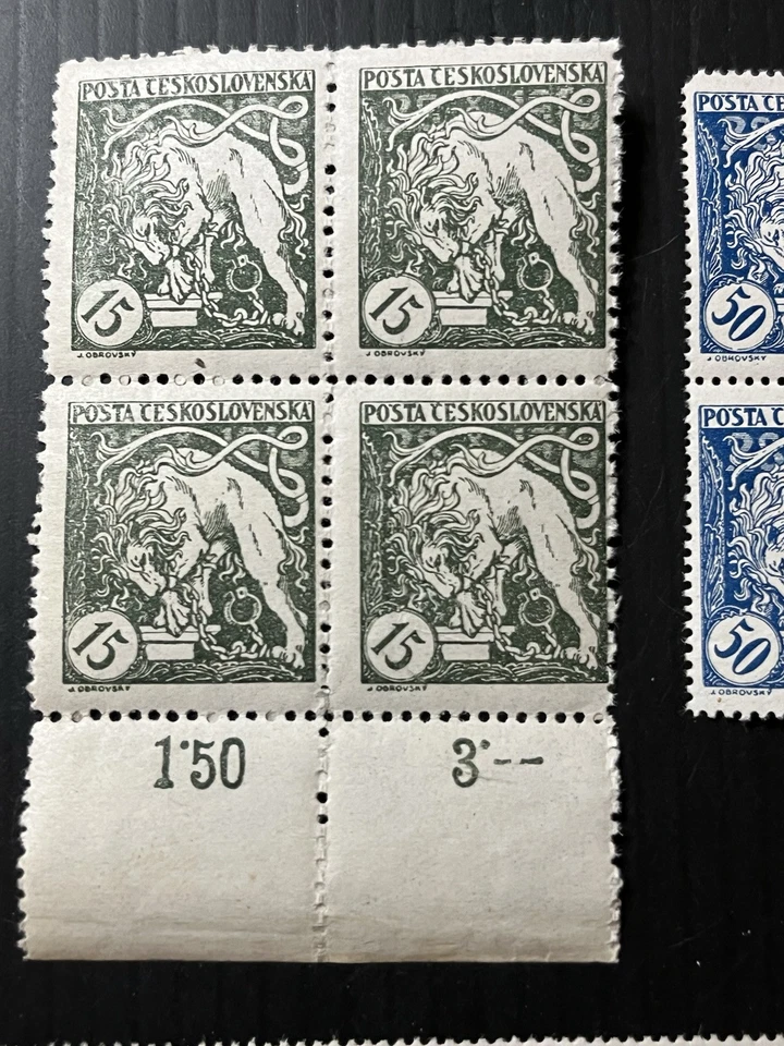 CZECHOSLOVAKIA - 1919,  Collection of several Blocks - MNH - Image 2 of 4