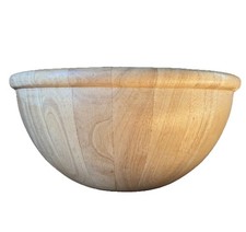 VTG Large Wooden Dough/Salad/Fruit Bowl Light Blonde