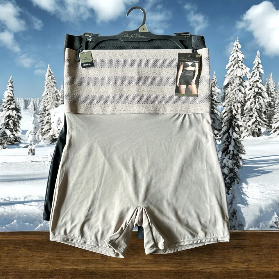 Pantalones Cortos Marilyn Monroe 2 Piezas~Talla M~Formadores Pierna Larga Muslo Adelgazador MM7160~GRAN AJUSTE Foto 3 de 4