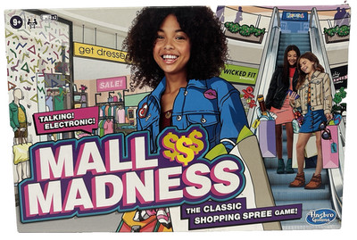 Mall Madness Shopping Electronic Board Game Hasbro 2020 COMPLETE