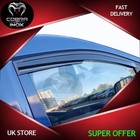 For  VW VOLKSWAGEN CADDY Black Acrylic Smoke Rain Wind Deflectors 2004-2020 Pair