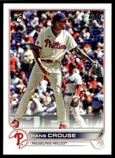 2022 Topps Hans Crouse Rookie Philadelphia Phillies #642