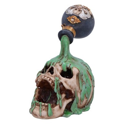 Nemesis Now Fatal Elixir Skull Potion Bottle 19.5cm, Resin, Cast in the Finest R