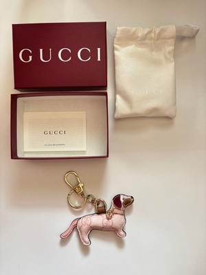 GUCCI Dock-shaped bag charm pink dachshund | eBay GUCCI Dock-shaped bag charm pink dachshund | eBay
