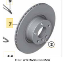2011–2016 BMW 5 Series Rear Brake Disc Lightweight Ventilated OEM 34216898733