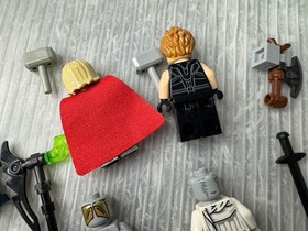 LEGO Marvel THOR MINIFIGURE LOT/7 Berserker 76084 Gorr 76207 Valkyrie Chitauri
