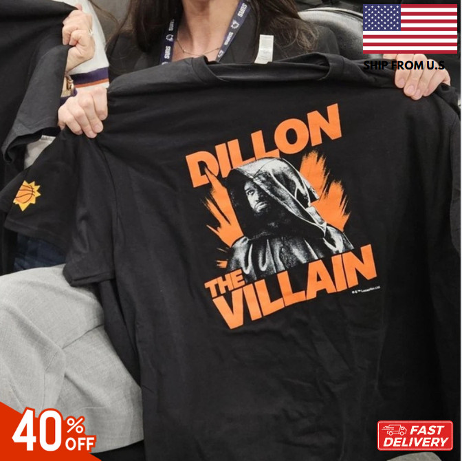 Phoenix Sun Dillon "The Villain" Brook Jan 29 2026 Game Night Limited T-shirt !!