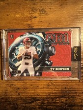 2026 Wild Card QB1 On The Clock Ty Simpson Rookie 1/4 Alabama Crimson Tide