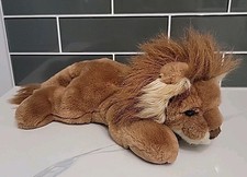 Aurora Flopsies Collection Leonardo Lion Plush Stuffed Animal Bean Bag 12"