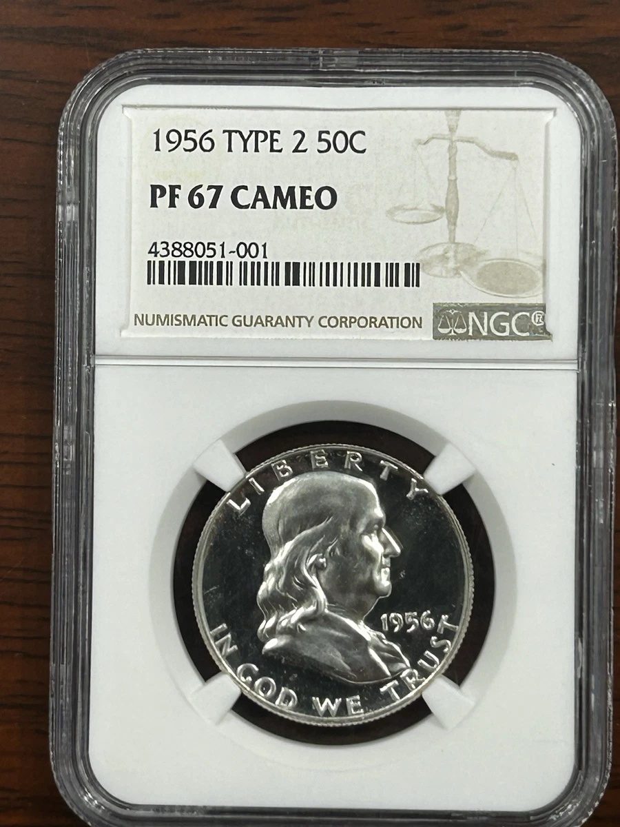 PR 67 Graded 1956 Franklin Half Dollars (1948-1963) for sale | eBay