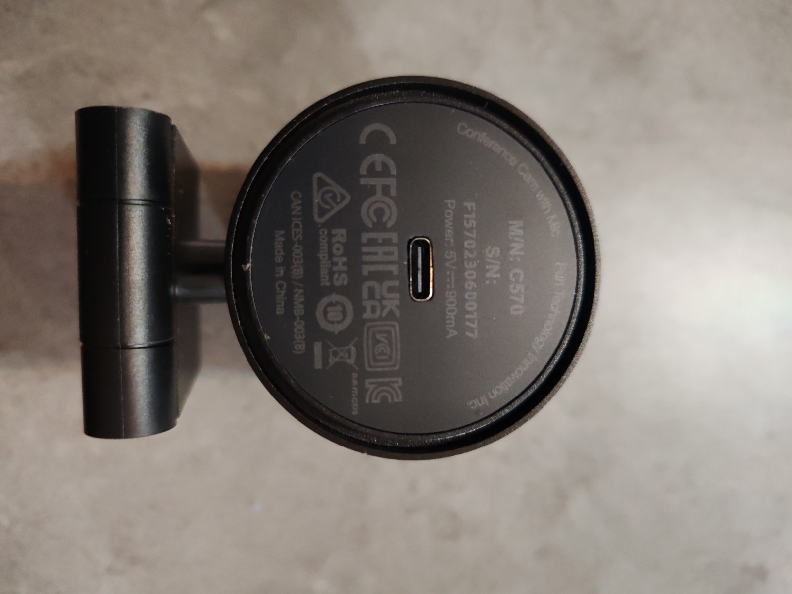 Webcam Innex C570 Pro avec capteur Sony pour visioconférence
