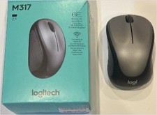 Logitech M317 Wireless Mouse, 2.4 GHz USB Receiver, 1000 DPI Optical, Colt Gloss