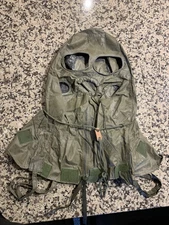 Vintage US Military M17 Gas Mask Chemical Hood - No Mask