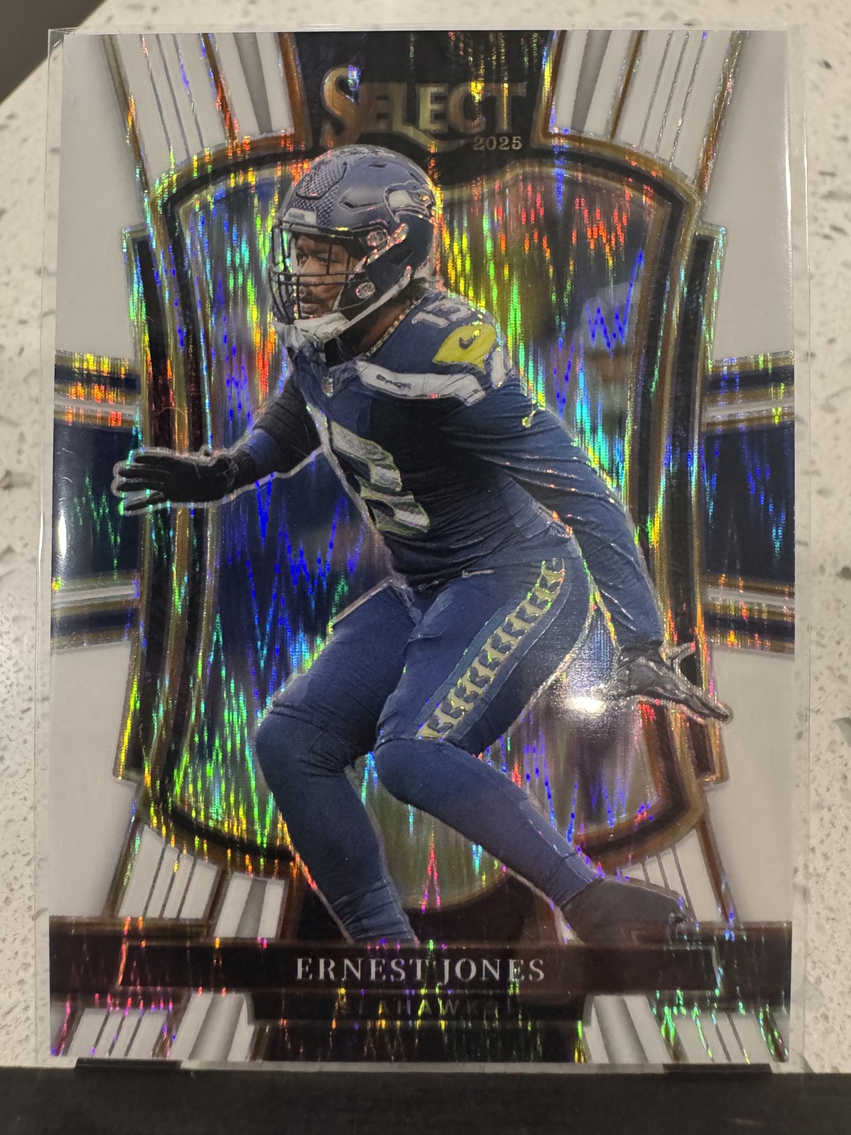 2025 Panini Select - Premier Level Ernest Jones #113 White Shock Prizm /799