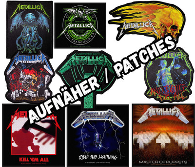 Metallica - Aufnäher Patches - Riesenauswahl