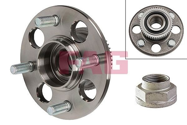 Schaeffler Fag Radlager Radlagersatz Hinten Passend FüR Honda Civic 6-image