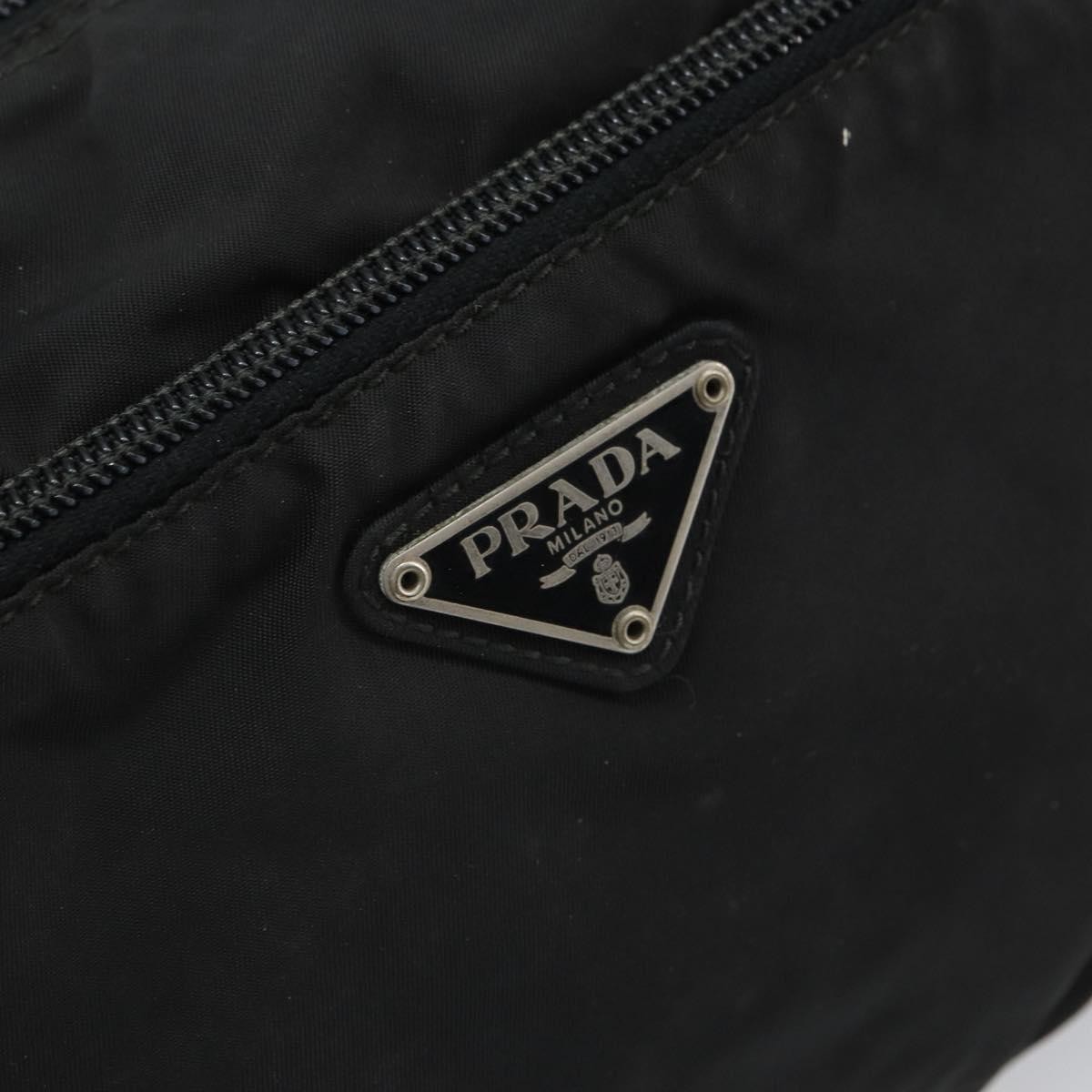 PRADA Shoulder Bag Nylon Black Silver Auth 163536 thumbnail 15