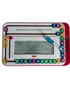 Vintage Fisher-Price Think & Learn Alpha SlideWriter Magnetic Drawing Tablet