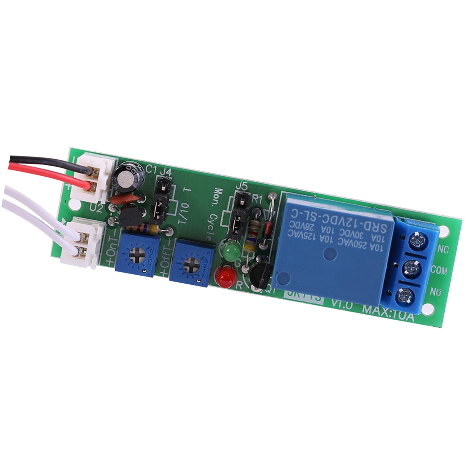 Adjustable Timer Relay Module For Timing Control☜