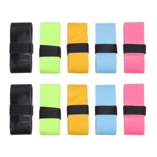 10 Pezzi Nastro Anti Tennis Racchetta Badminton Protezione Overgrip - Foto 1 di 12