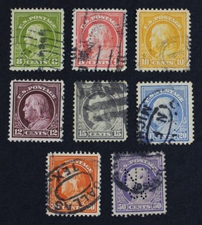 CKStamps: US Stamps Collection Scott#414 421 Used
