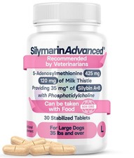 Liver Health Supplement for Large Dogs - Milk Thistle for Dogs Liver Support ...