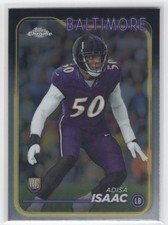 #218 2024 Topps Chrome Base ^ Adisa Isaac Rookie Ravens