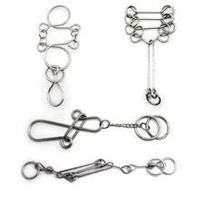 Advanced Metal Brain Puzzles Teasers Toys Puzzles Magic Toy for Kids Adults