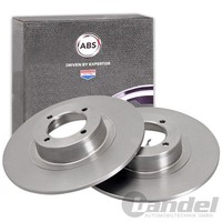 2X A.B.S. Bremsscheiben 273Mm Vorne Passend FüR Mg Mgb