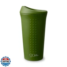 GoSili Reusable Silicone Tumbler with lid - 100% European-Grade Platinum Sili