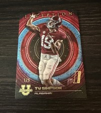 2022-23 Bowman Inception U Ty Simpson #24 Red /5 Los Angeles Rams RC