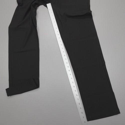 Kenneth Cole Active Chino Tech Pants Black Classic Fit Stretch Wickling 32x32 - Picture 7 of 10