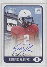 2021 Onyx Vintage College Auto Blue Ink /400 Shedeur Sanders #CASS Auto 0m2d