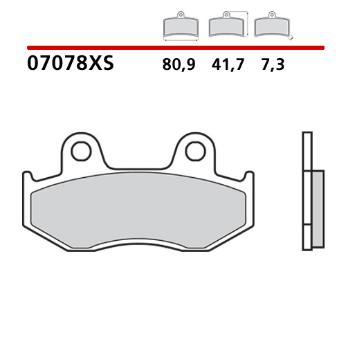 Paire Plaquettes de Frein Avant BREMBO Honda Ch Spacy 250 85> - Photo 1/9